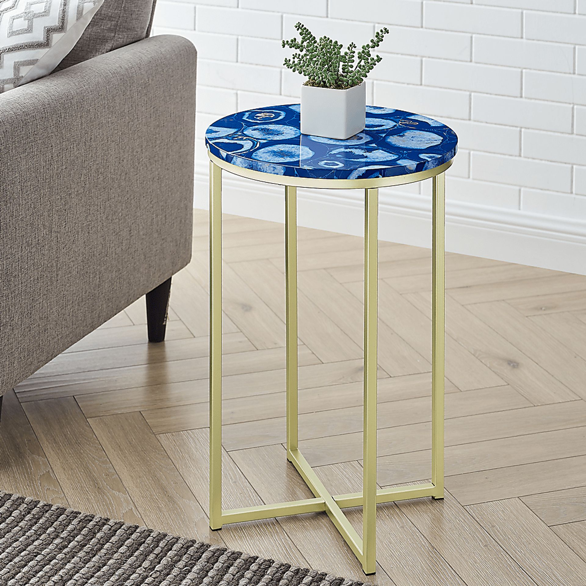 Bonview Blue Accent Table - Image 7