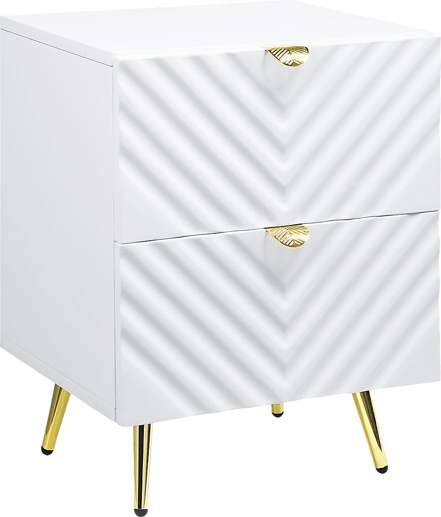 Bonvillian White Nightstand