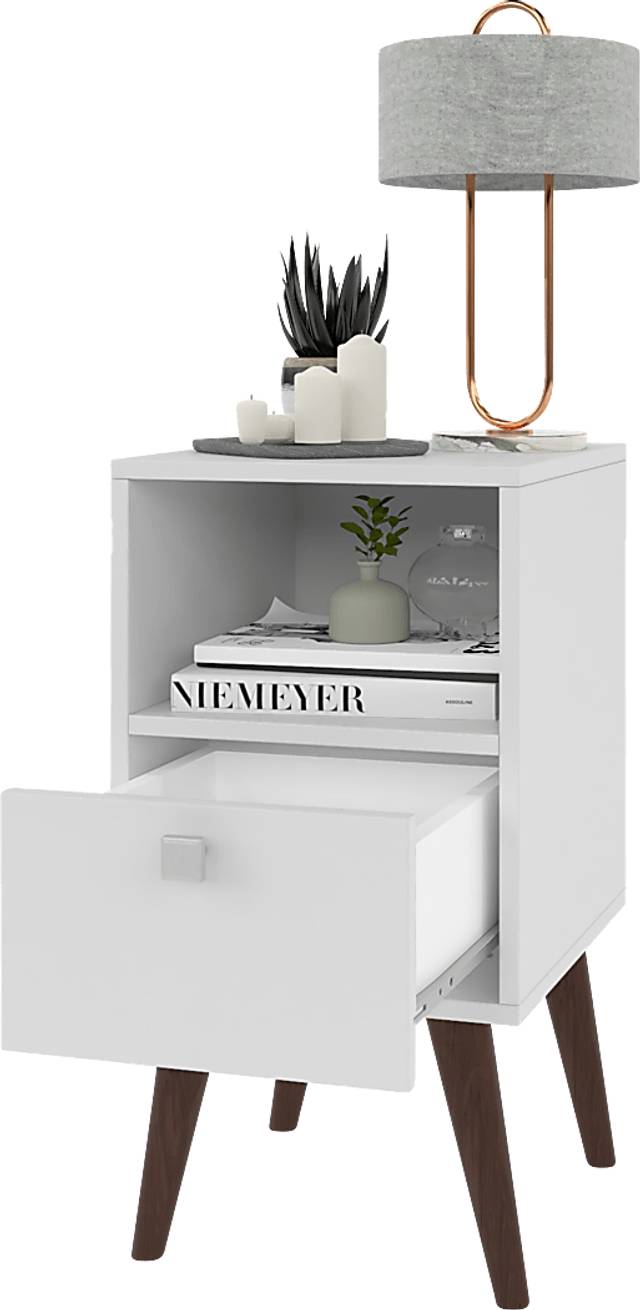 Bonvue White End Table - Thumbnail - Image 3