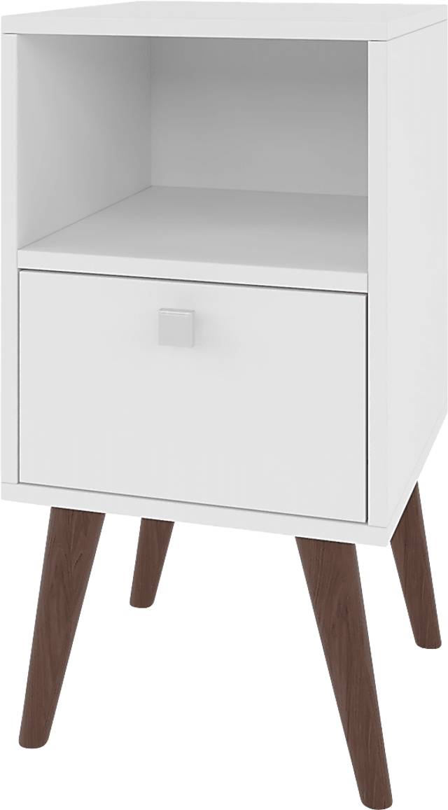 Bonvue White End Table - Thumbnail - Image 1