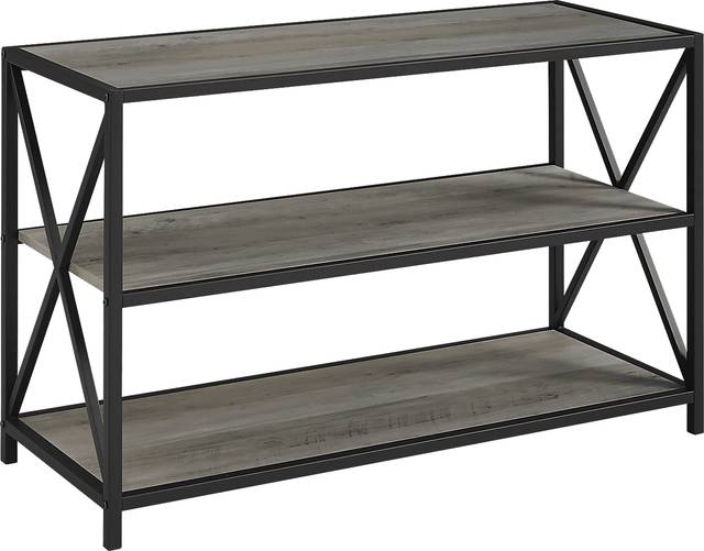 Booker Gray Bookcase - Thumbnail - Image 1