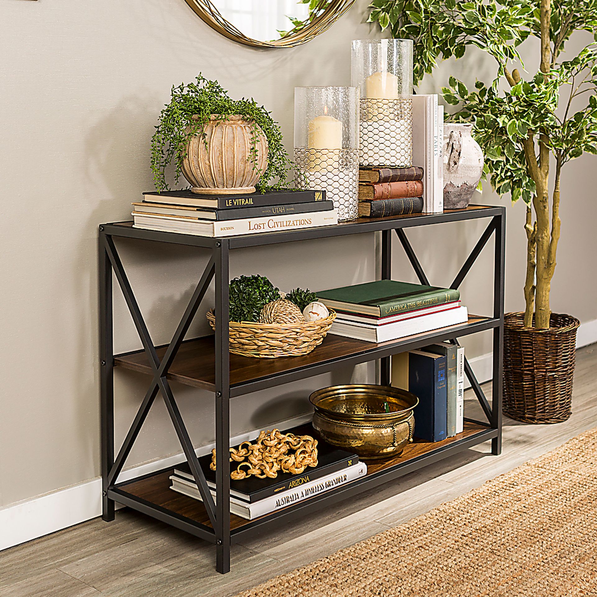 Booker Walnut Bookcase - Image 6