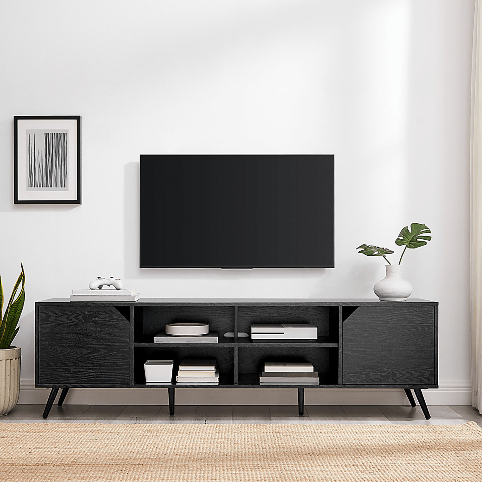 Bookwalter Black 70 in. Console - Image 2