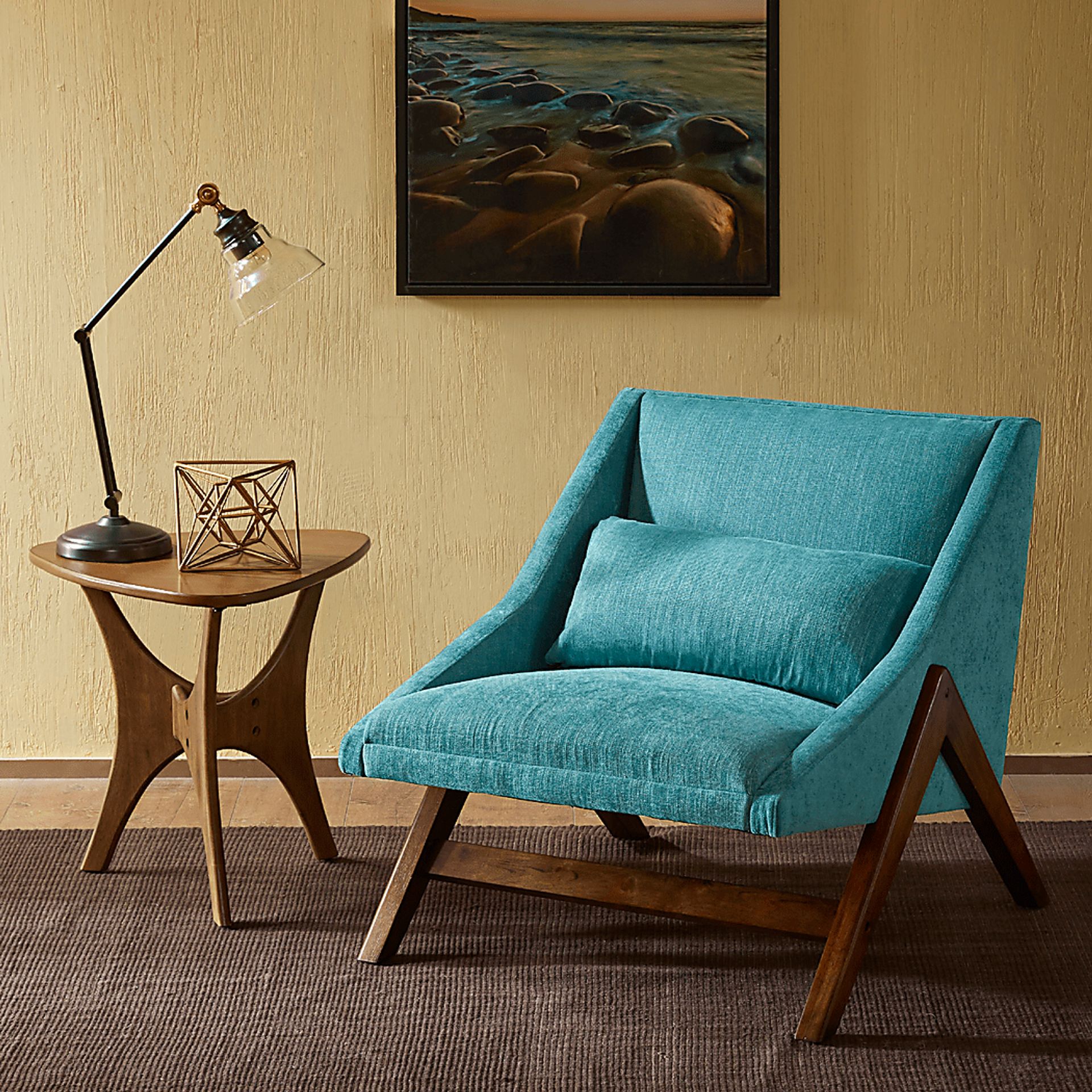 Boomerang Cove Blue Accent Chair - Image 2