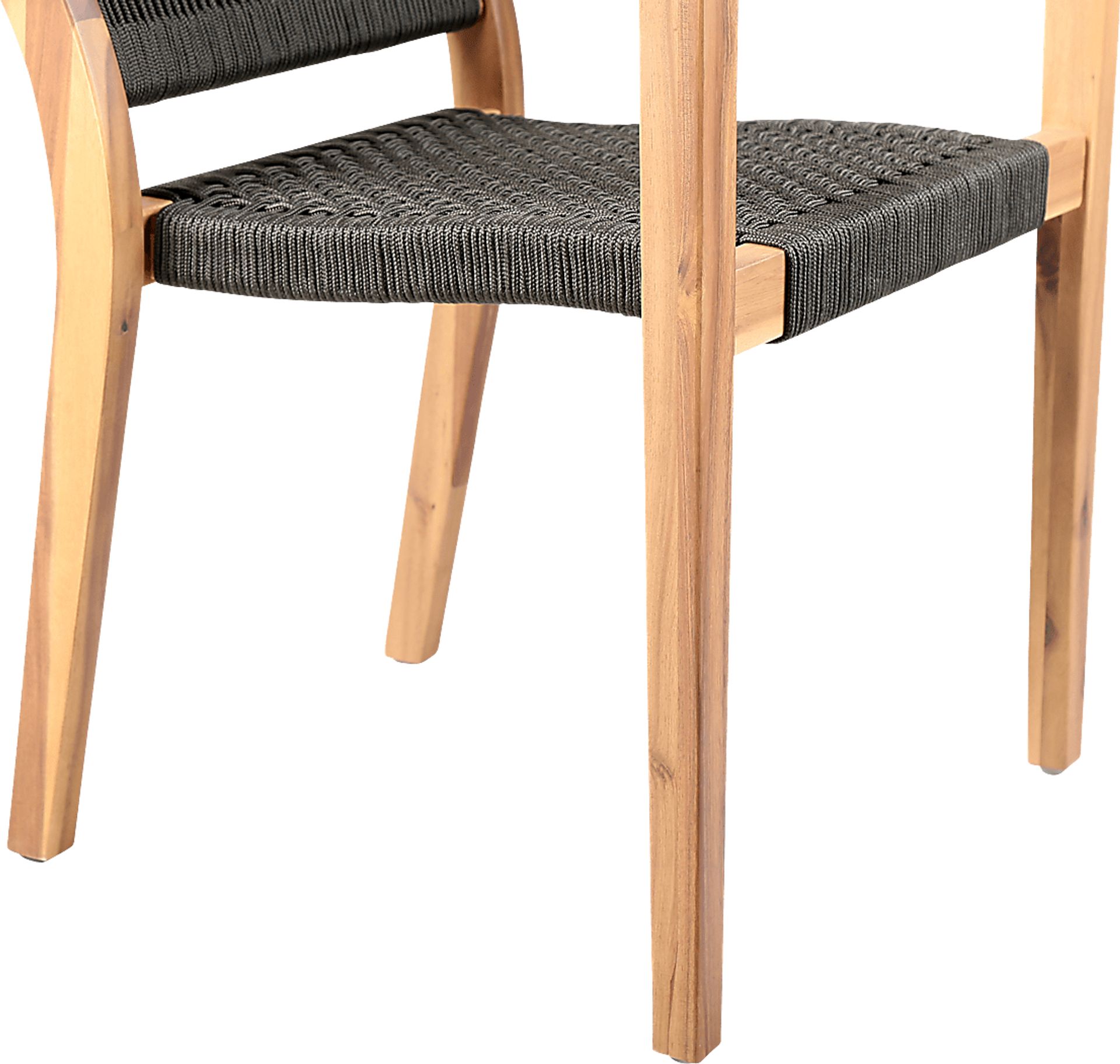 Outdoor Borbeck Black Arm Chair, Set of 2 - Image 7