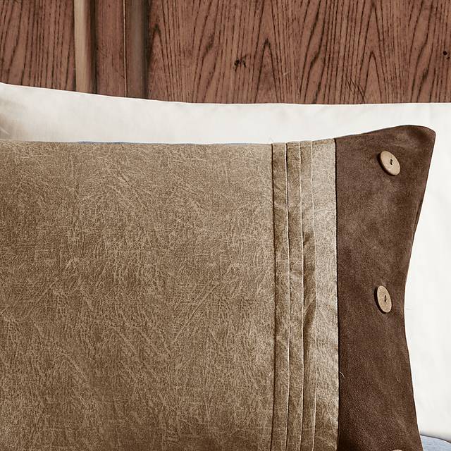 Borchard Brown 7 Pc King Comforter Set - Thumbnail - Image 10
