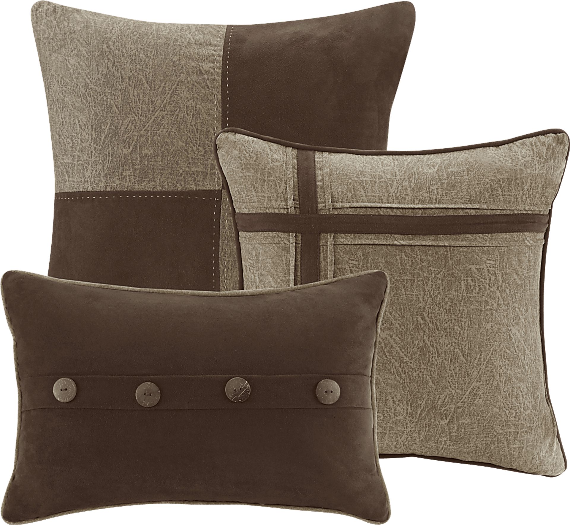 Borchard Brown 7 Pc King Comforter Set - Image 6