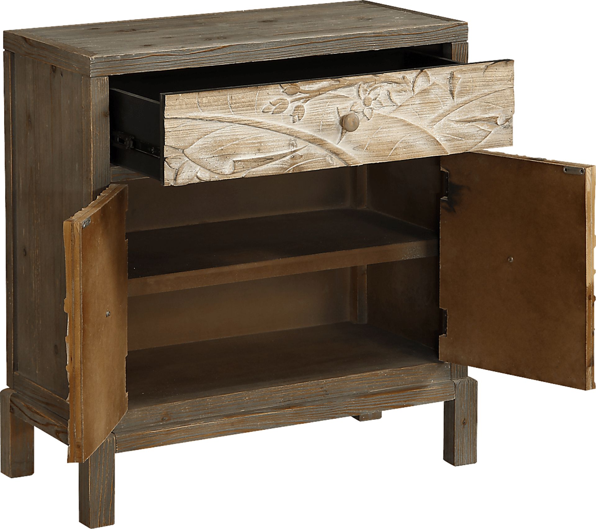 Bordan Champagne Accent Cabinet - Image 3