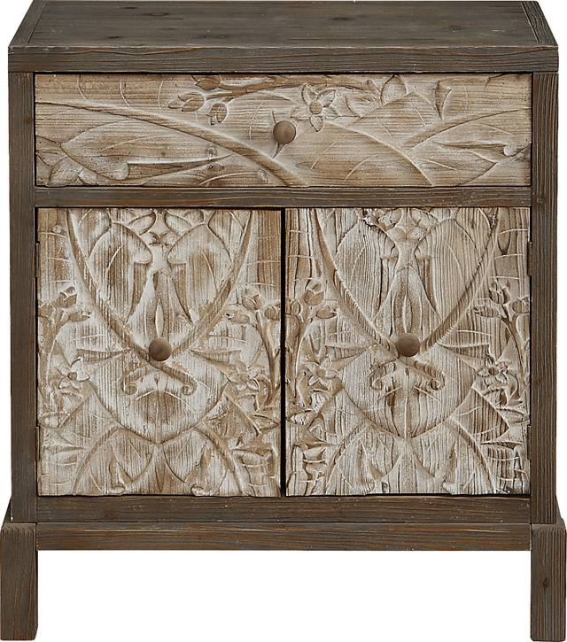 Bordan Champagne Accent Cabinet - Thumbnail - Image 1
