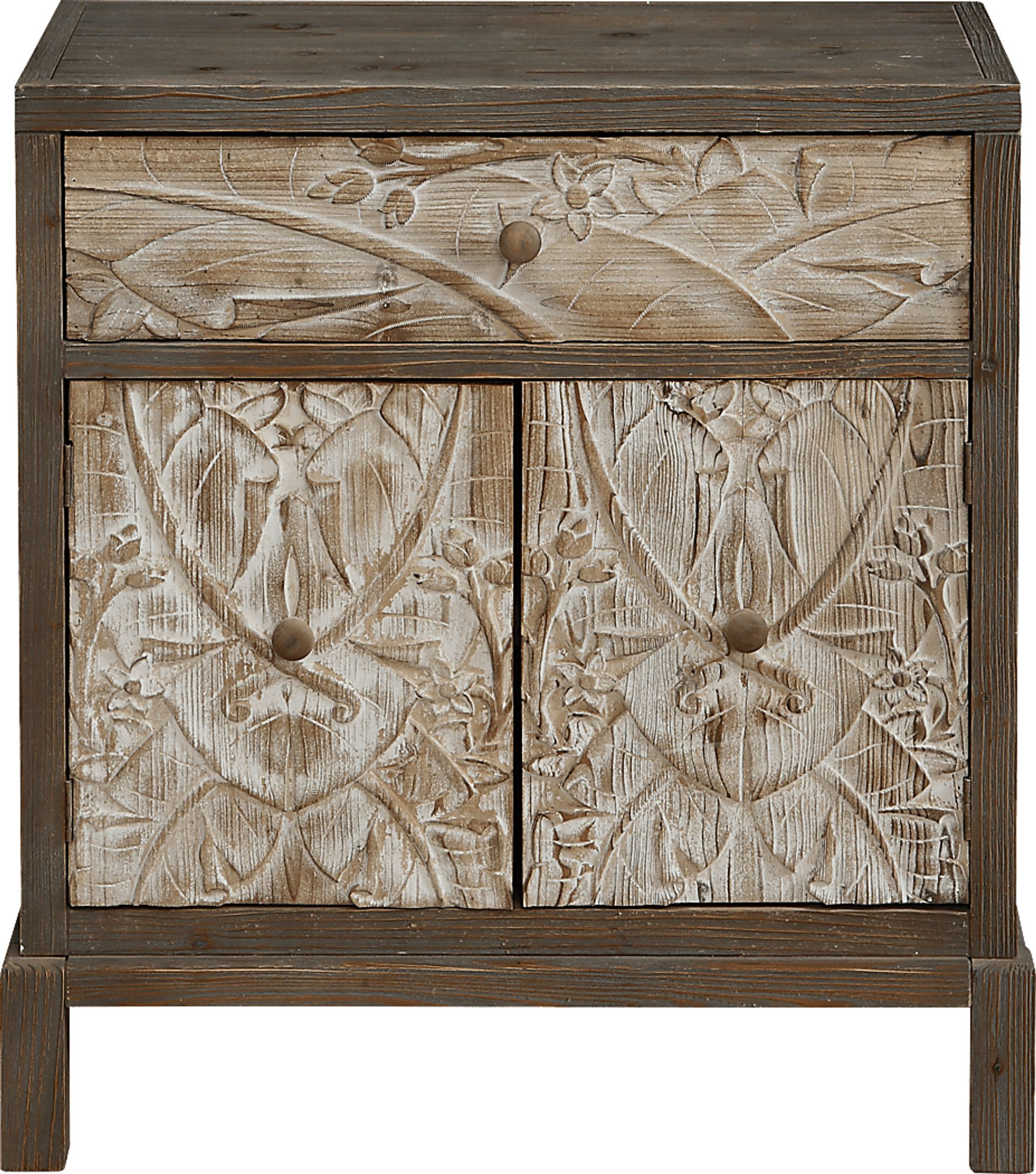 Bordan Champagne Accent Cabinet - Image 1