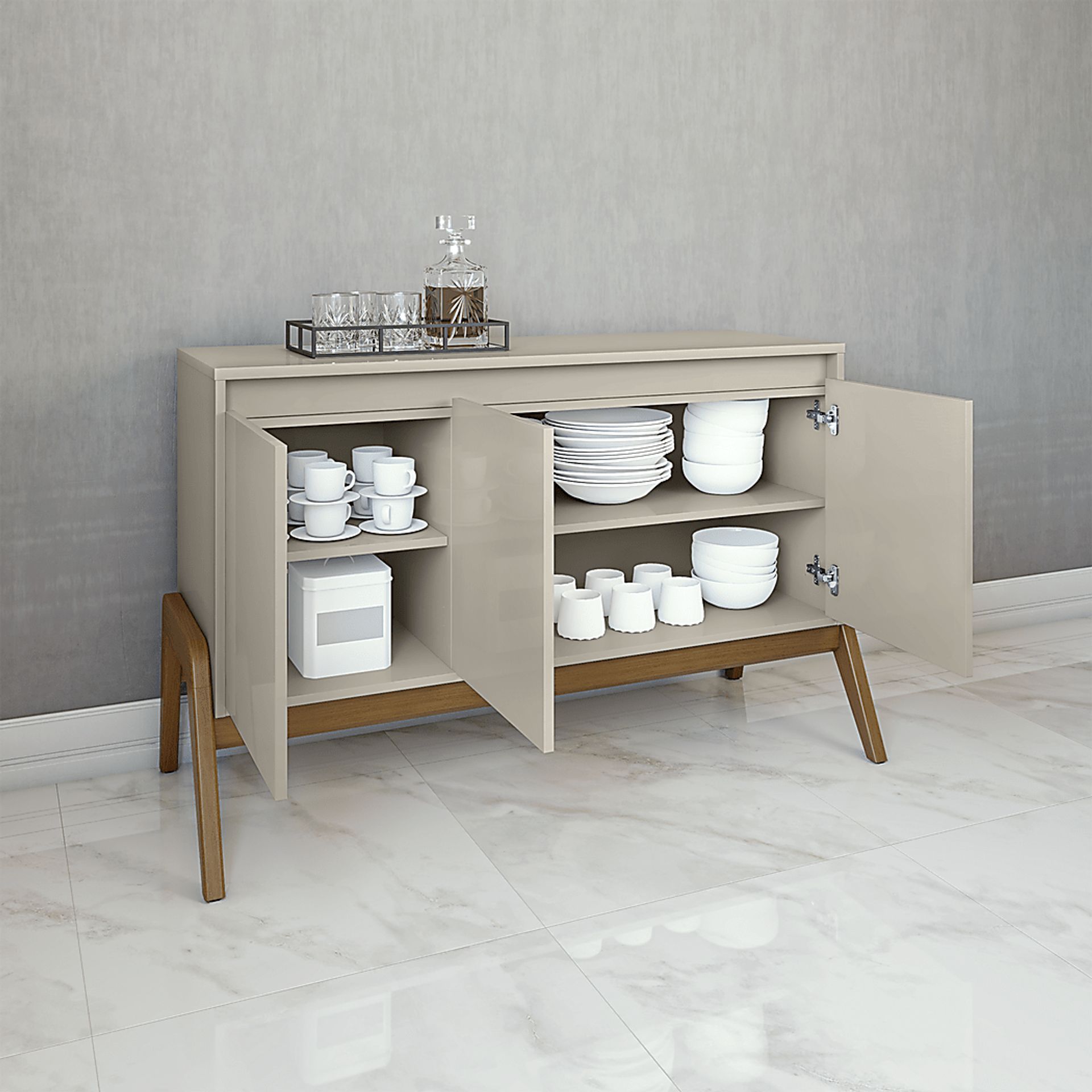 Borley I Off-White Sideboard - Image 3