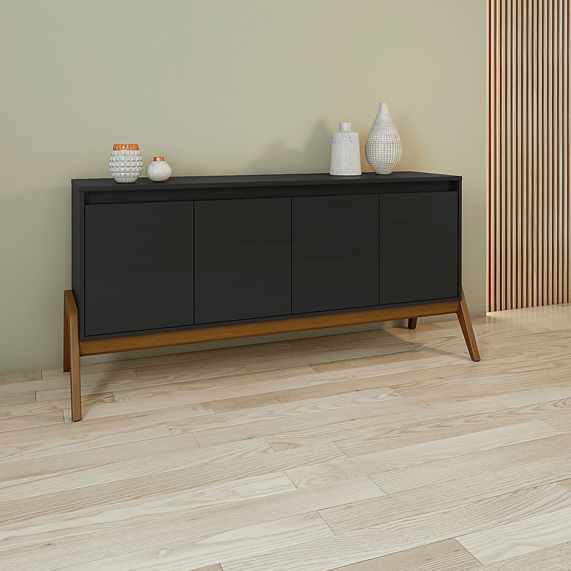 Borley II Black Sideboard - Image 2