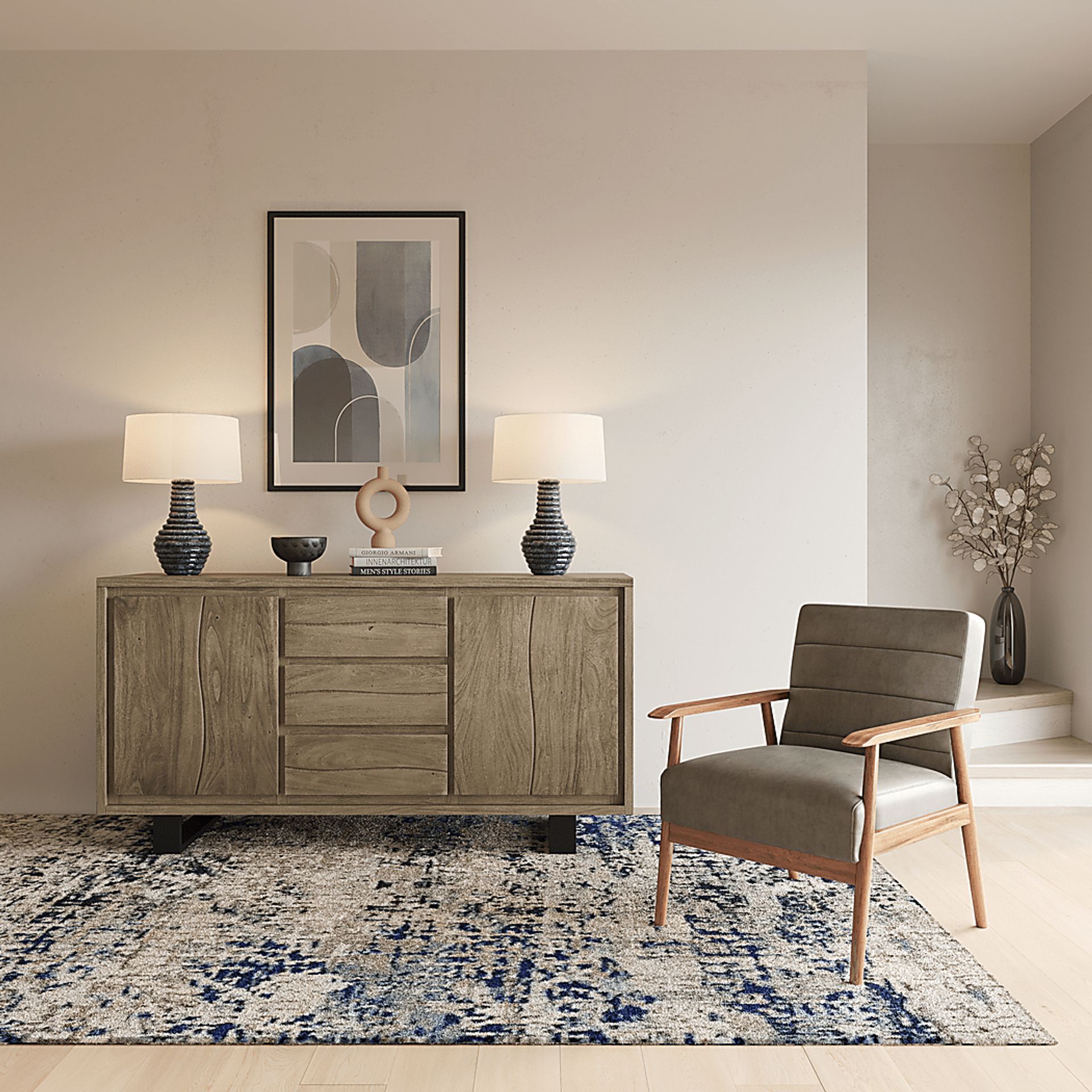 Borlyn Gray Accent Chair - Image 7
