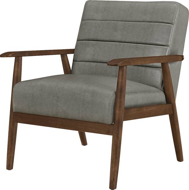 Borlyn Gray Accent Chair - Thumbnail - Image 1