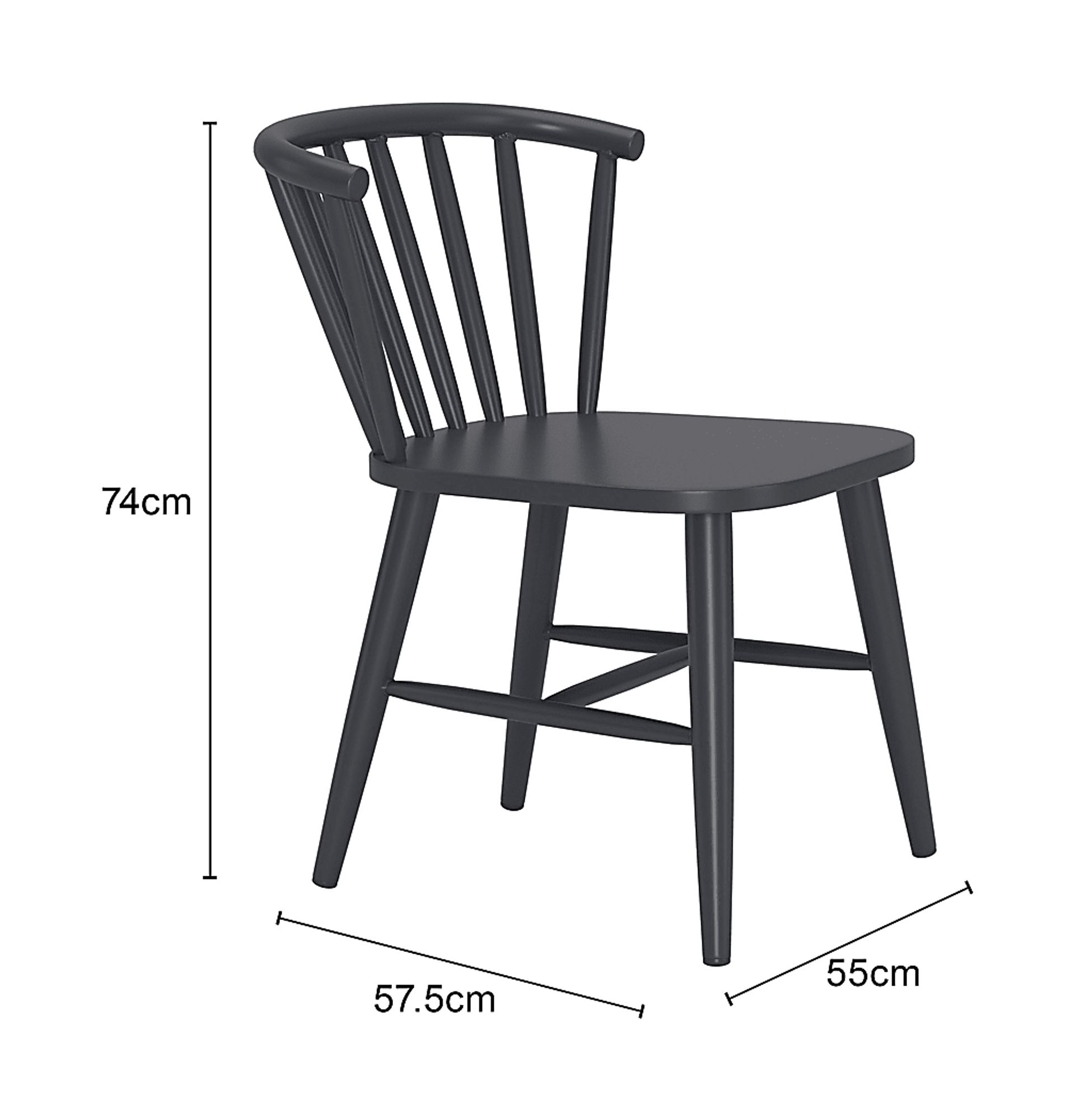Bormea Black Dining Chair - Image 3