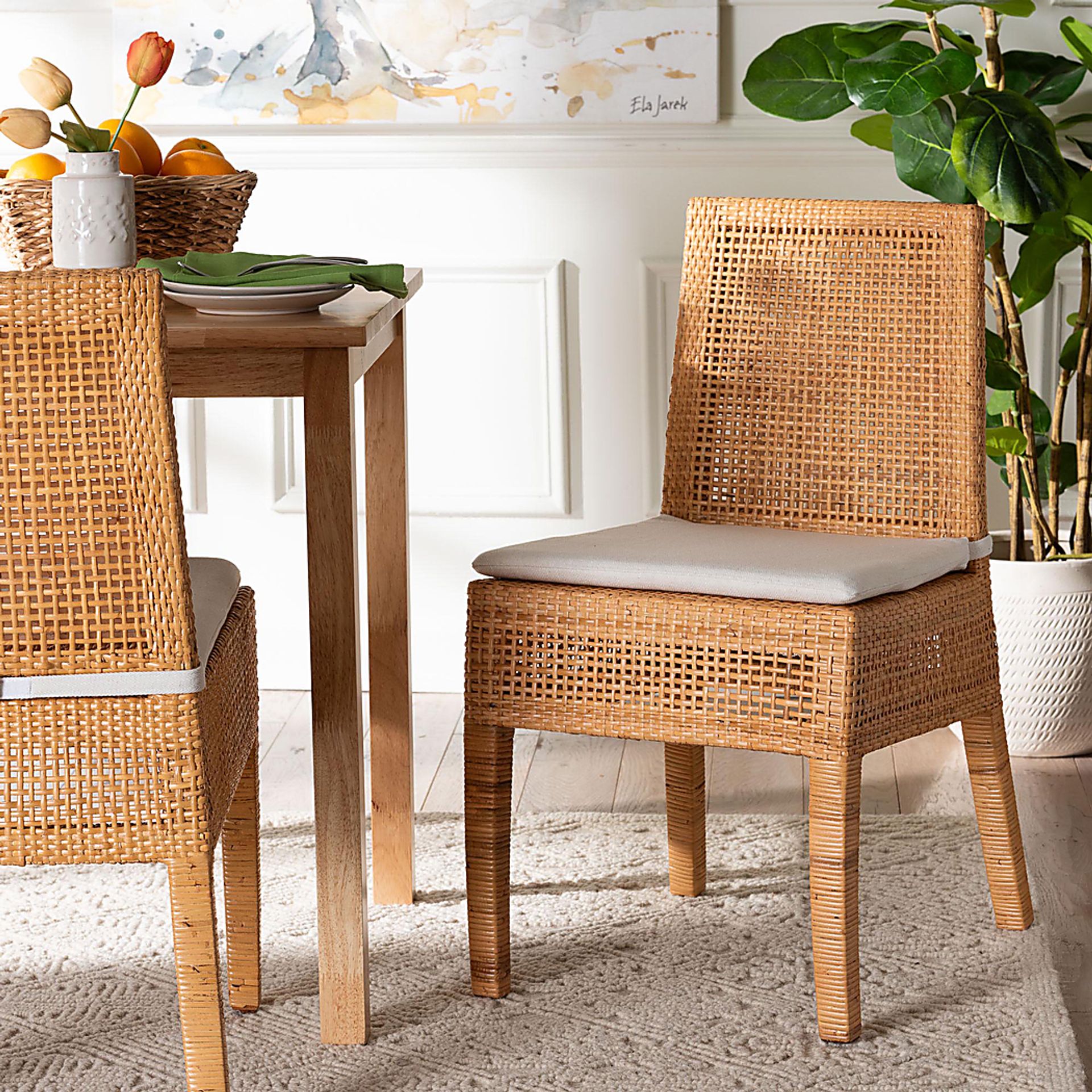 Borraclough Brown Dining Chair - Image 2