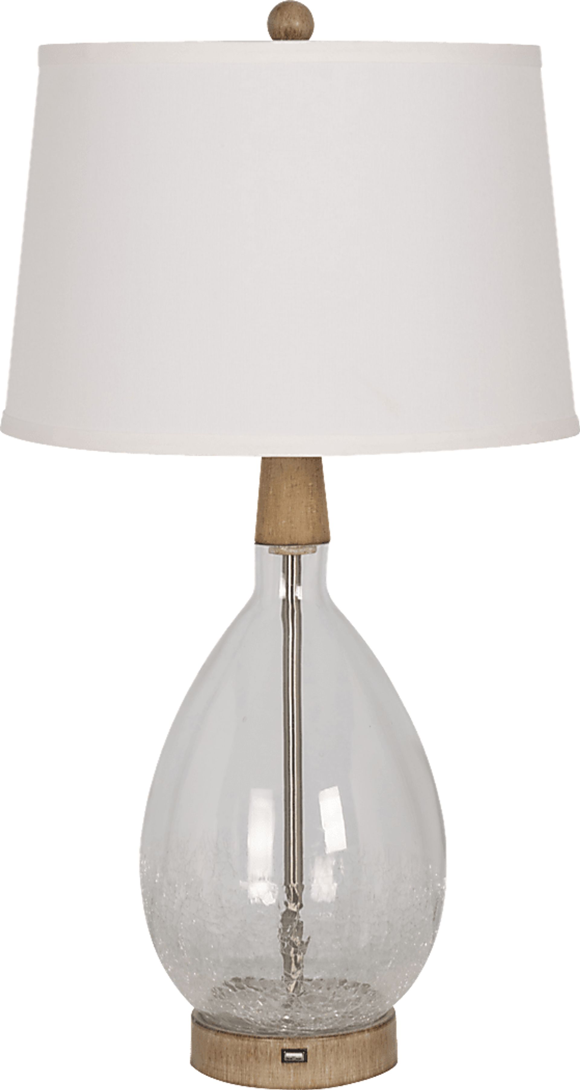Borrada Bay Clear Table Lamps, Set of 2 - Image 3