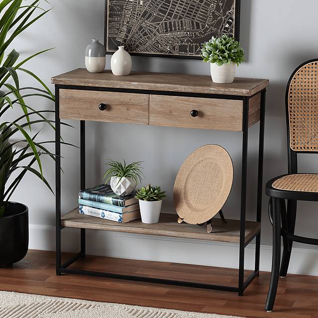 Bosar Brown Sofa Table - Thumbnail - Image 3