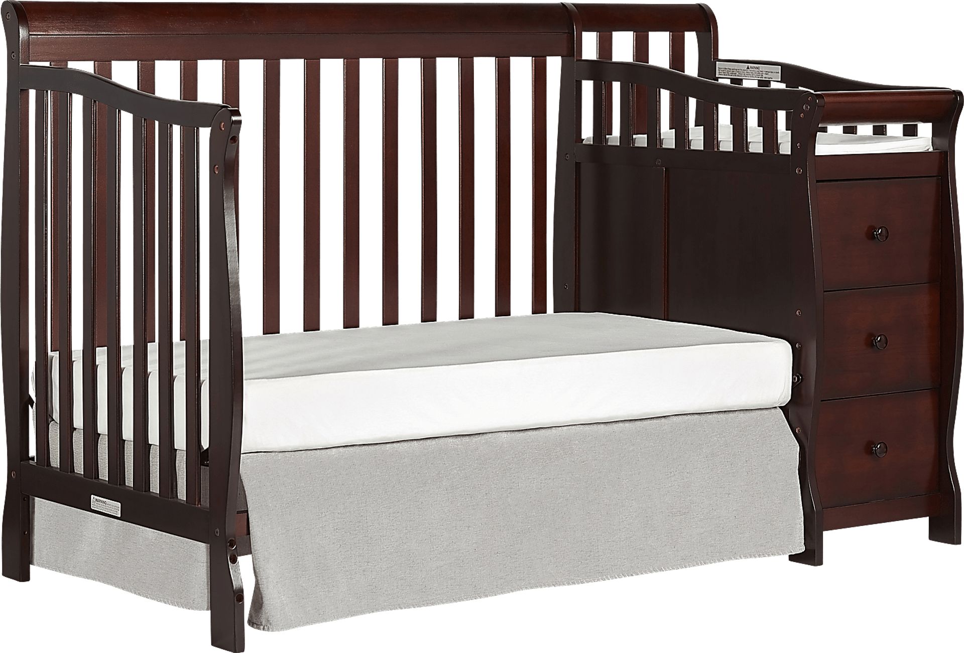 Bosley Espresso Convertible Crib and Changer - Image 3