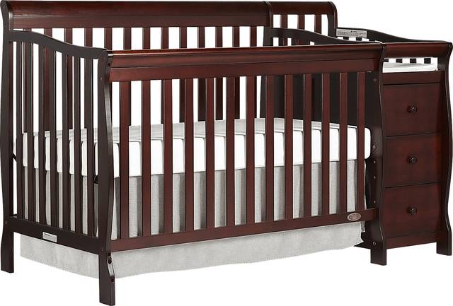 Bosley Espresso Convertible Crib and Changer - Thumbnail - Image 1