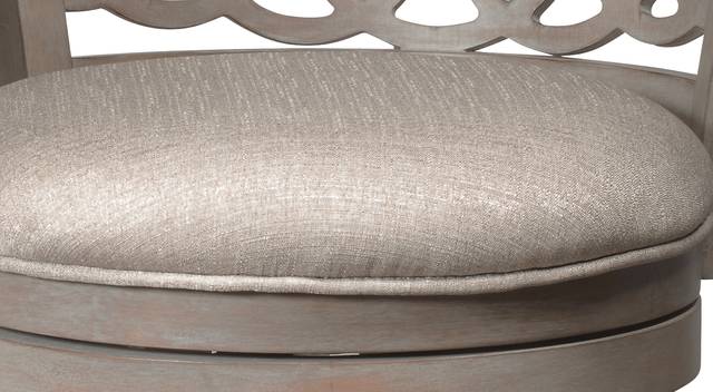 Bosworth Gray Swivel Counter Height Stool - Thumbnail - Image 3