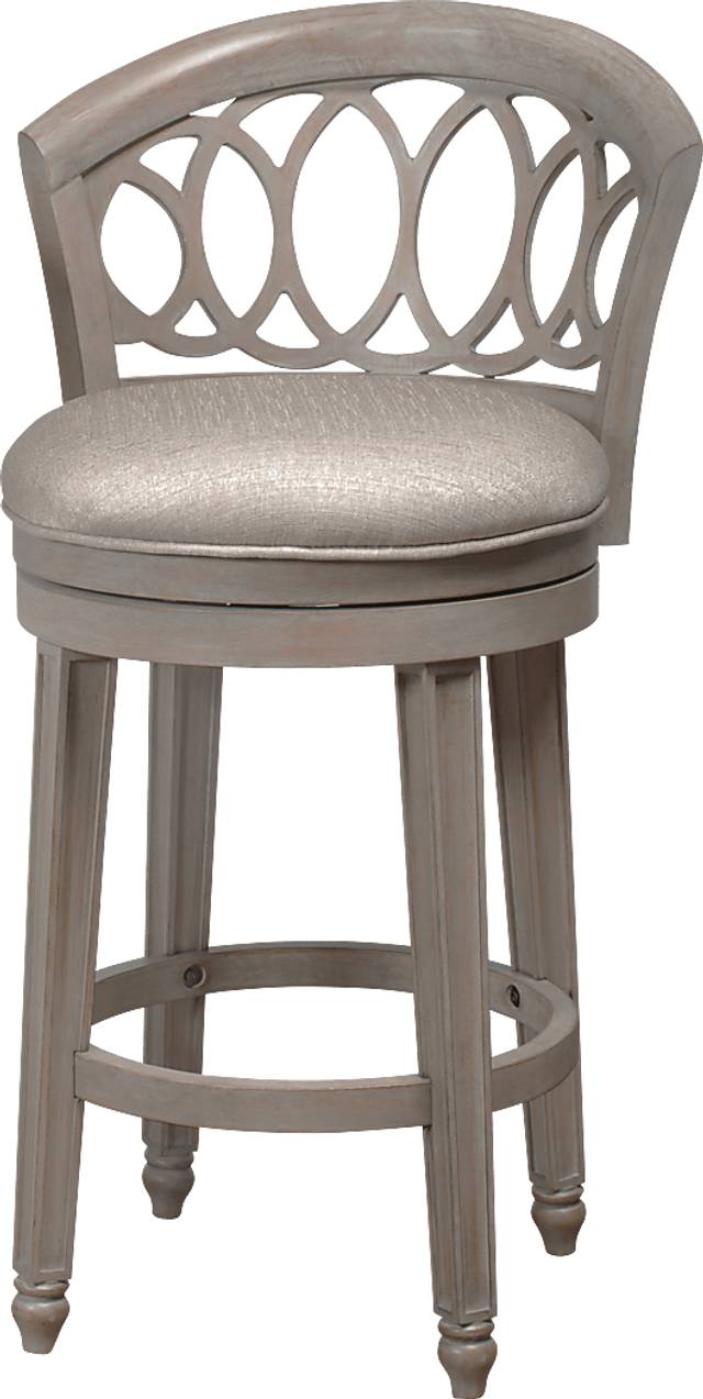Bosworth Gray Swivel Counter Height Stool - Thumbnail - Image 1