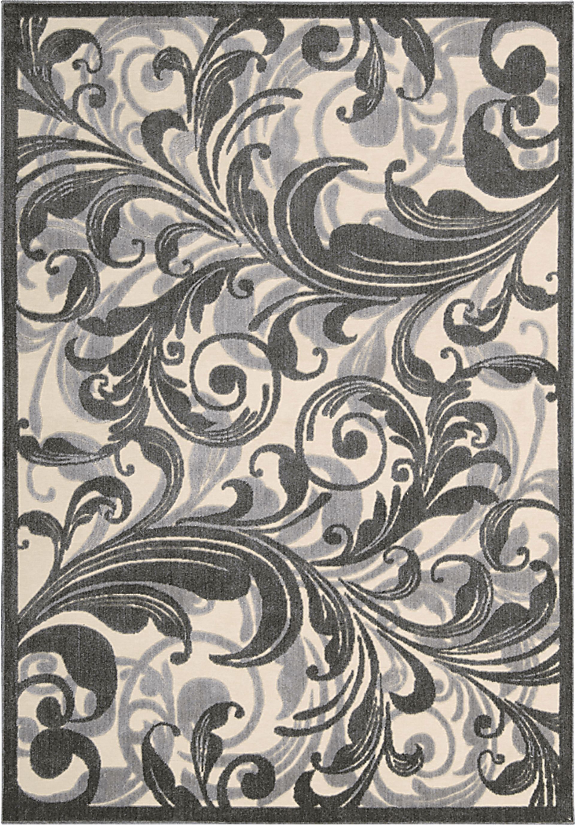 Botanical Bloom 5'3 x 7'5 Rug - Image 1