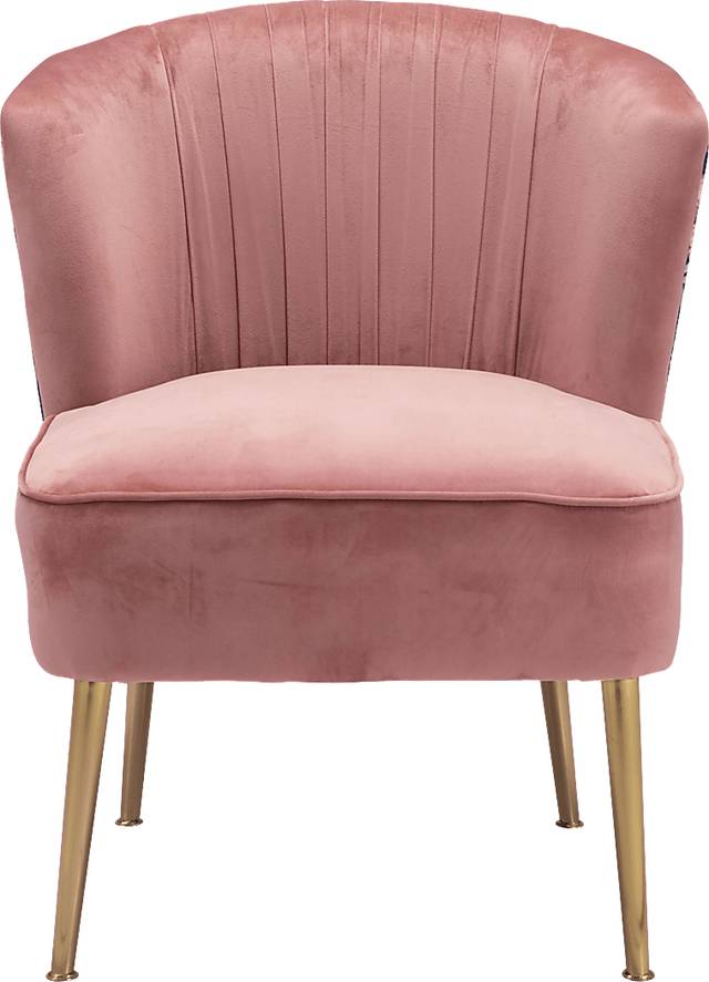 Botanical Eden Pink Accent Chair - Thumbnail - Image 3