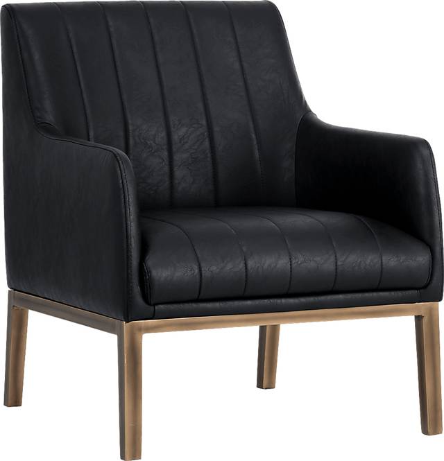 Botella Black Accent Chair - Thumbnail - Image 1