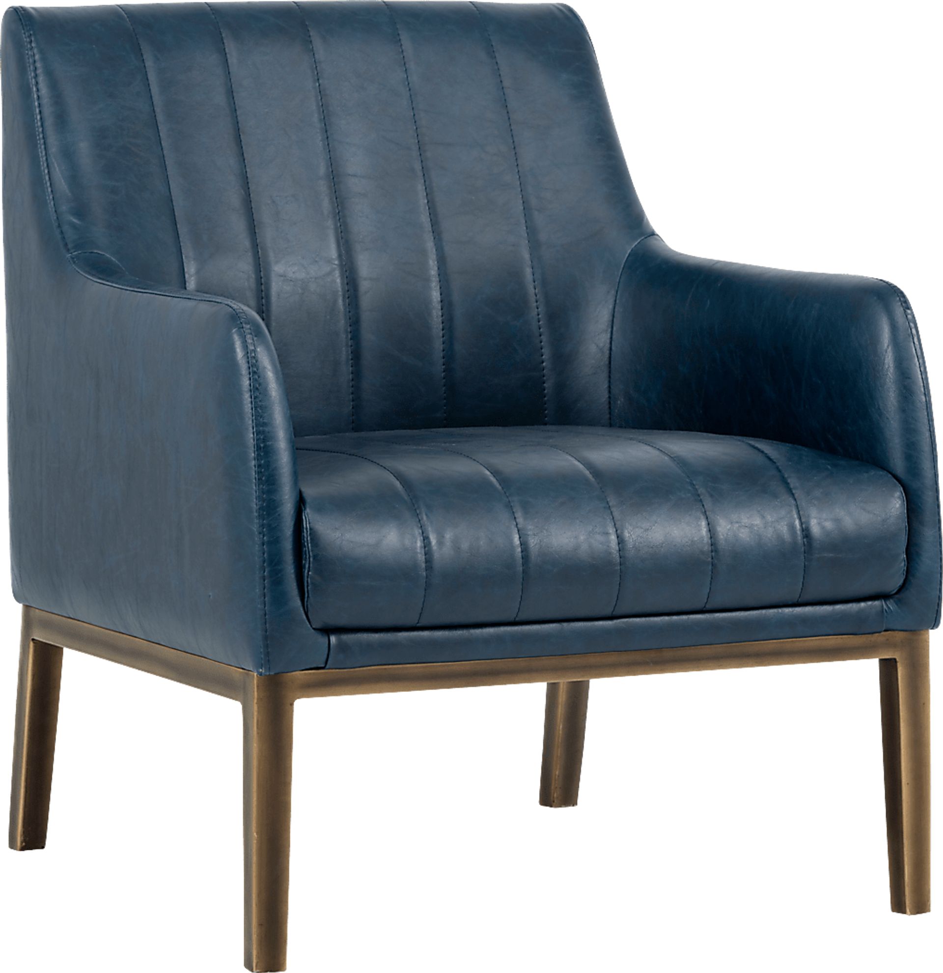Botella Blue Accent Chair - Image 1