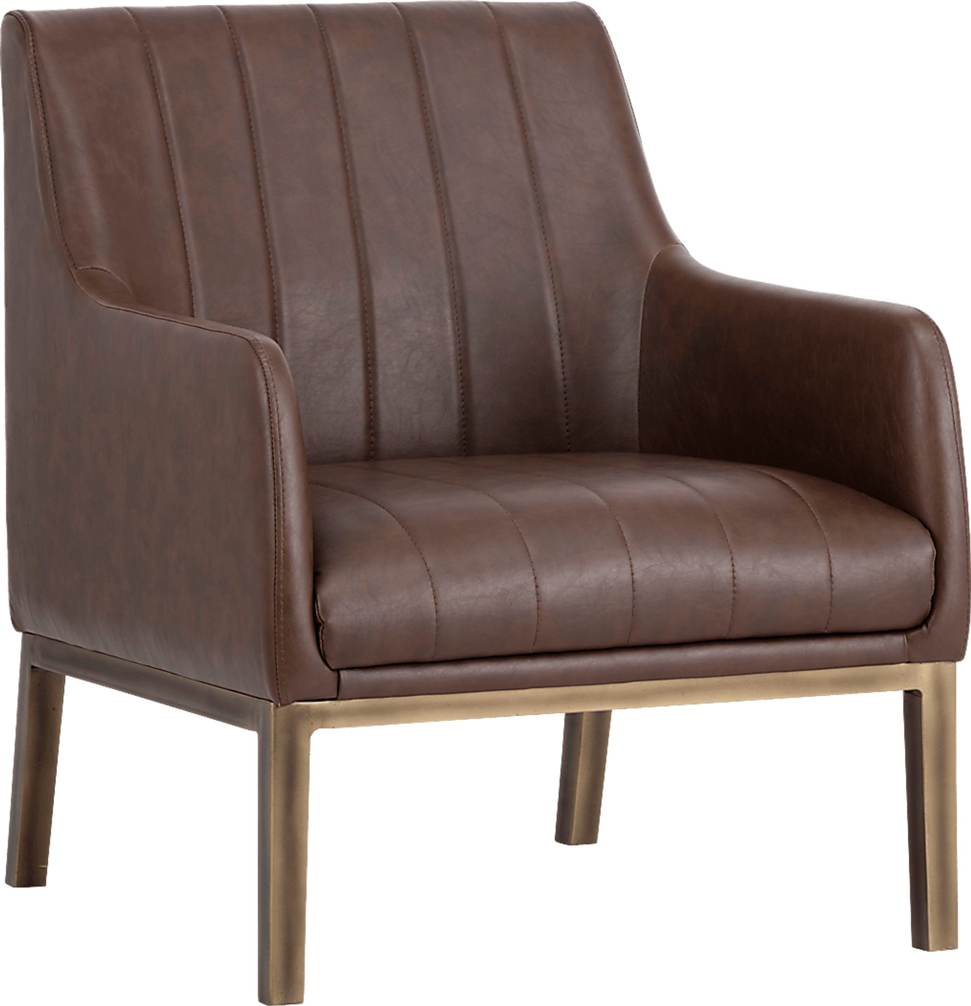 Botella Brown Accent Chair - Image 1