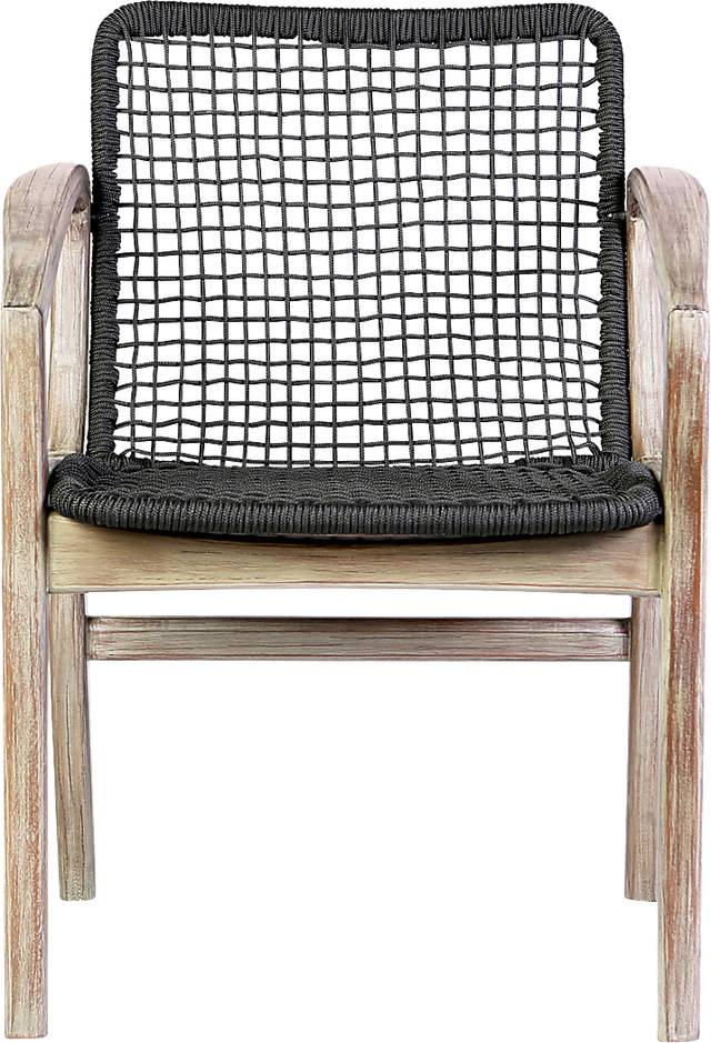 Outdoor Boudinot Black Arm Chair - Thumbnail - Image 2