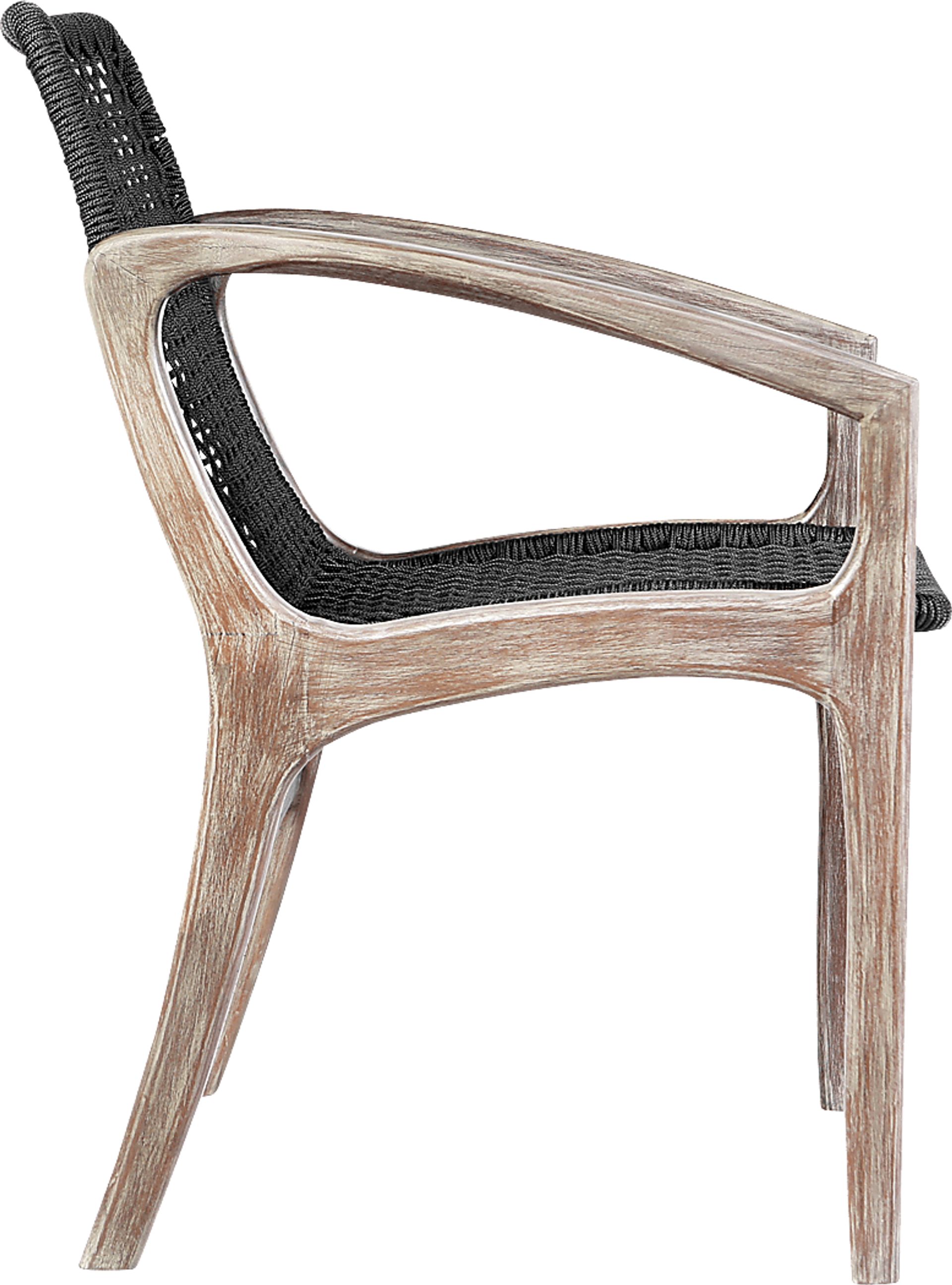 Outdoor Boudinot Black Arm Chair - Image 3