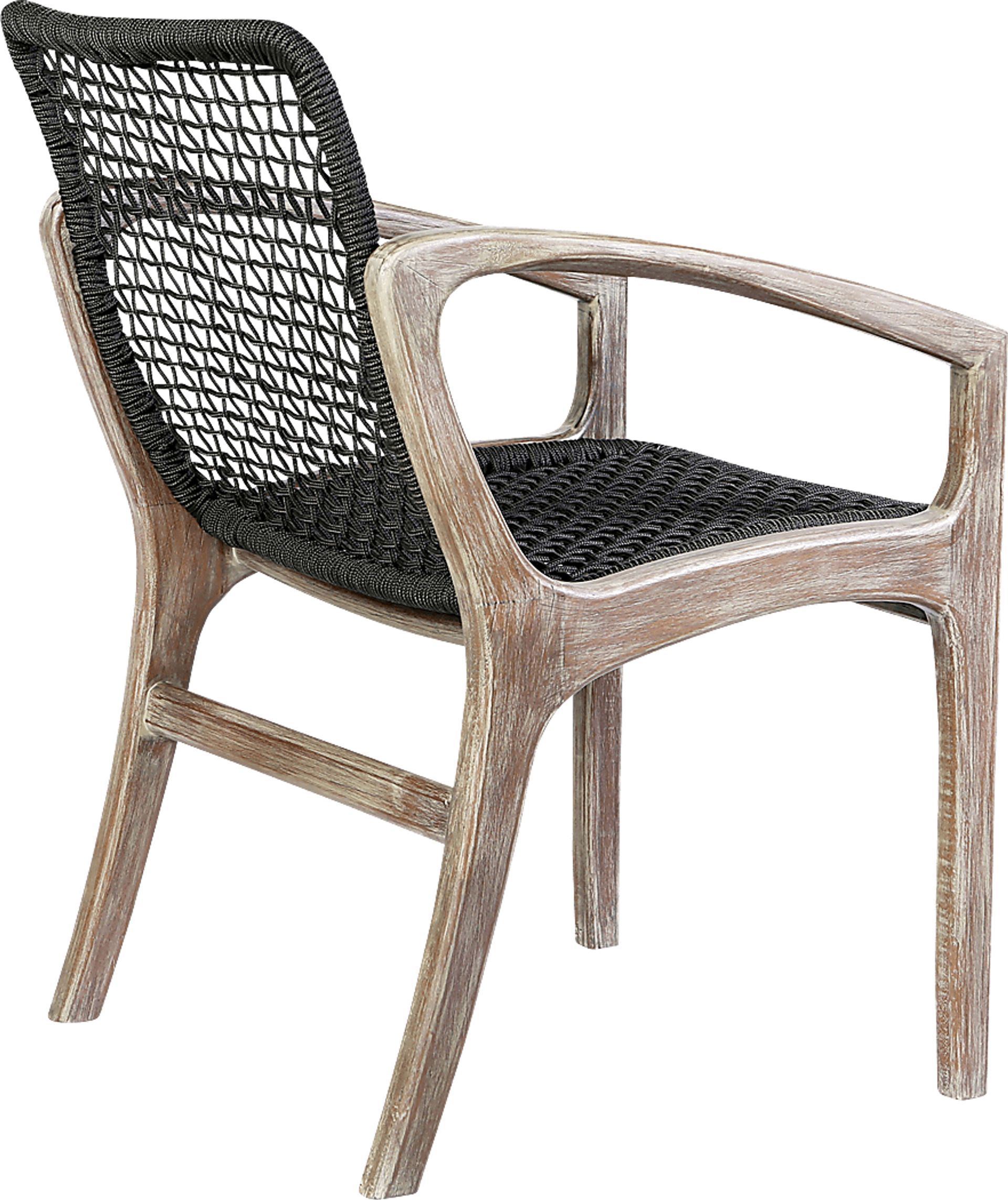 Outdoor Boudinot Black Arm Chair - Image 4