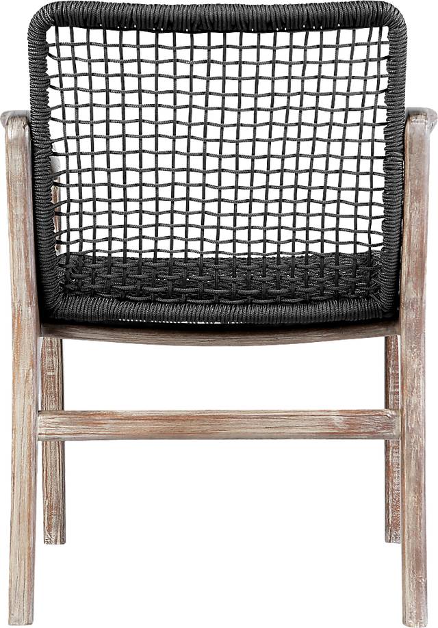 Outdoor Boudinot Black Arm Chair - Thumbnail - Image 5