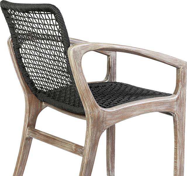 Outdoor Boudinot Black Arm Chair - Thumbnail - Image 7
