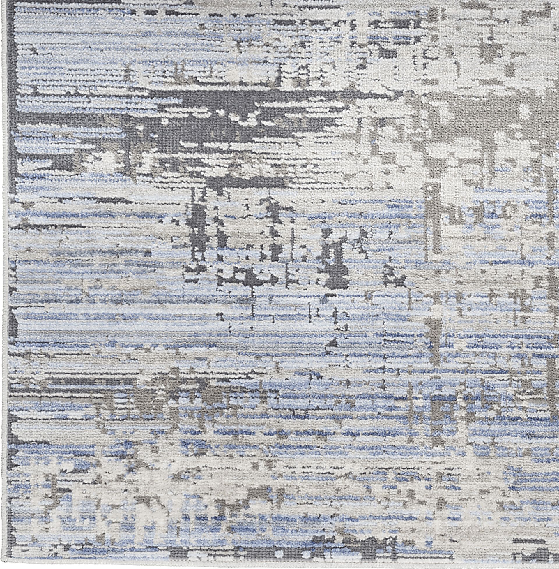 Boumur Blue 2'2 x 8' Runner Rug - Image 3