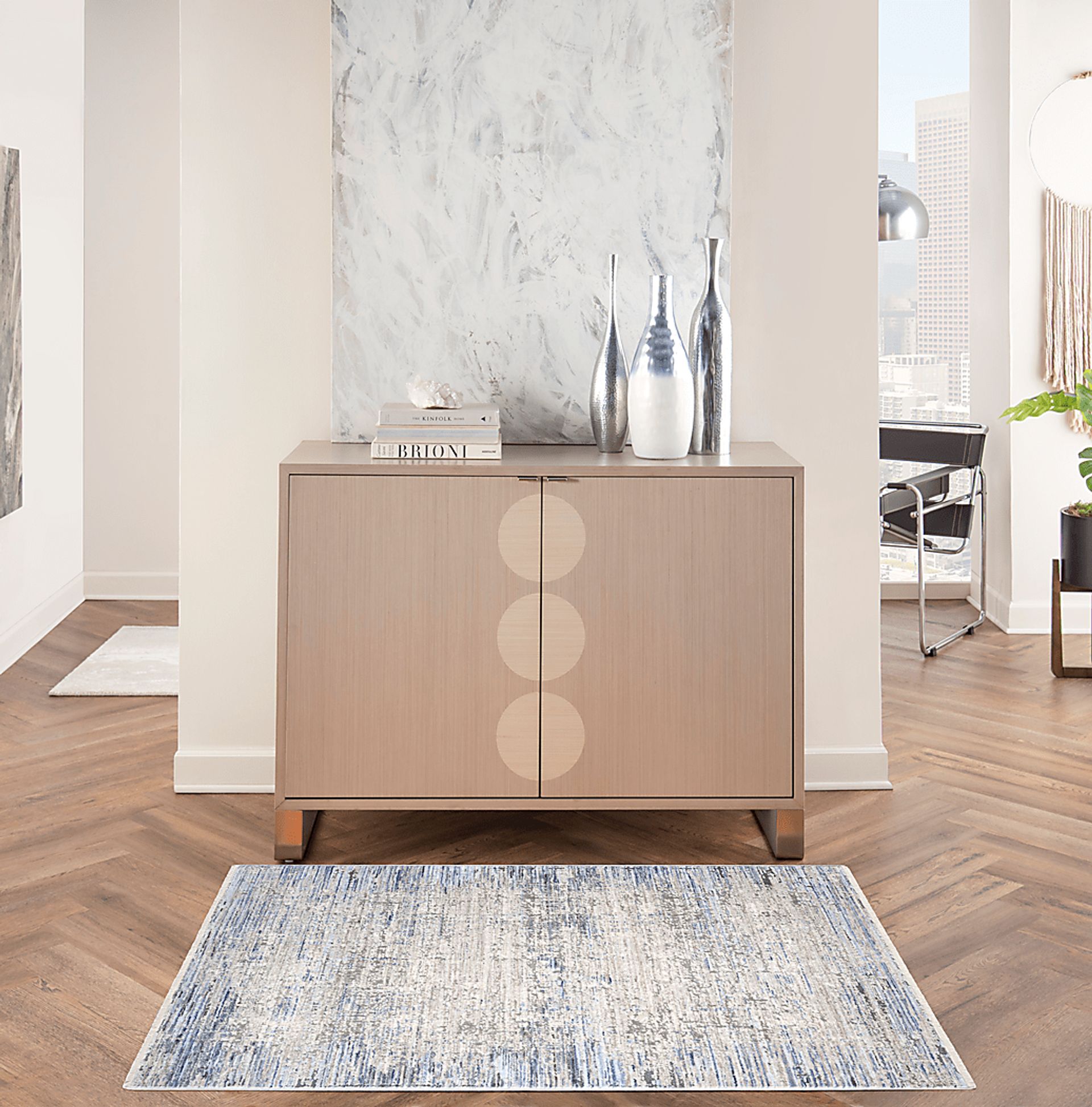 Boumur Blue 3'3 x 5'3 Rug - Image 2