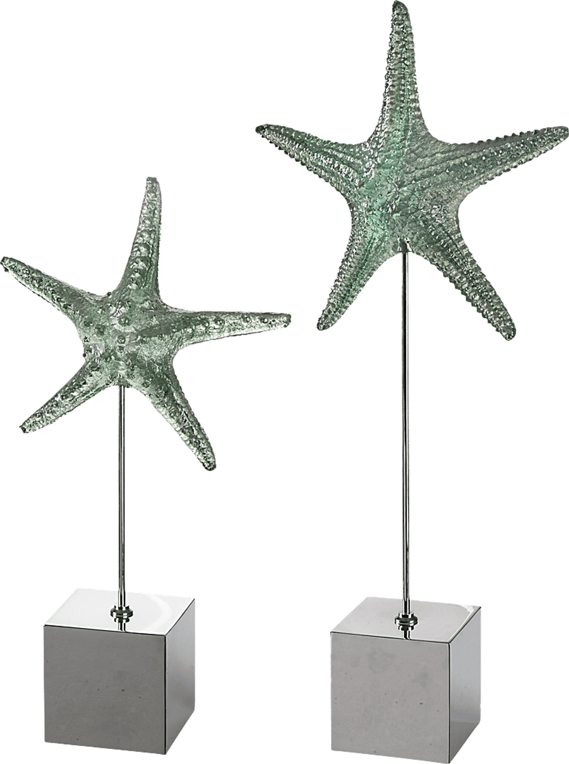 Bouny Green Sculpture, Set of 2 - Image 1
