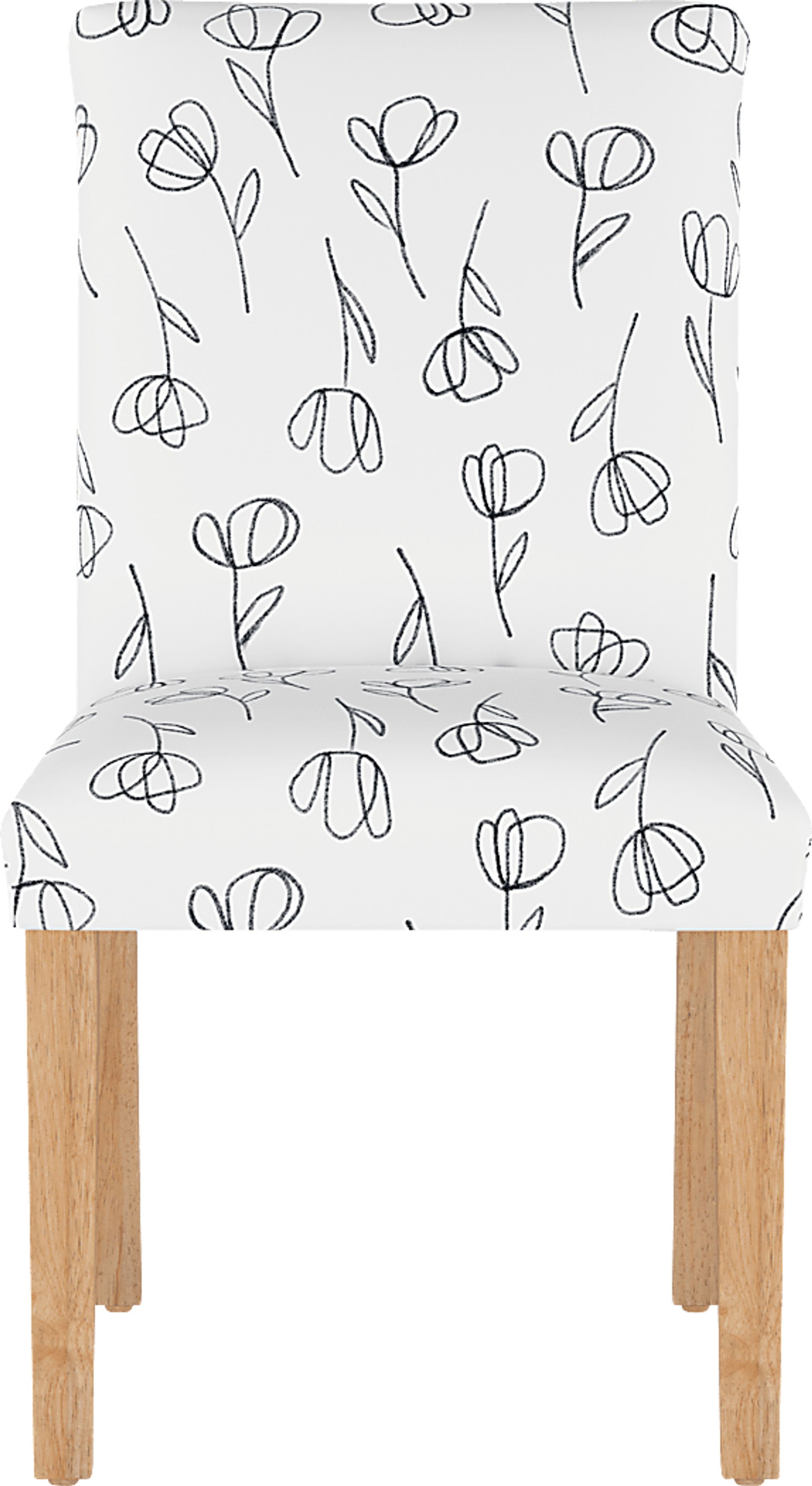 Bouqay White Side Chair - Image 2