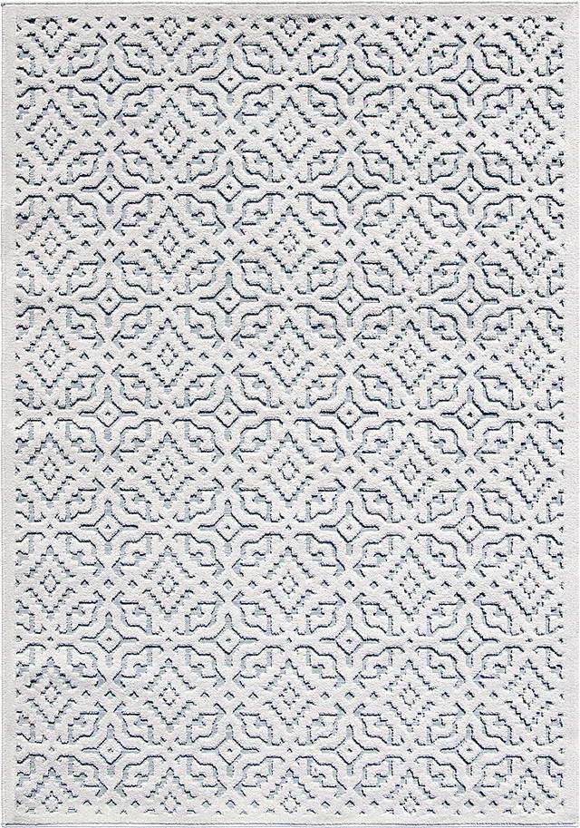 Bousson White 7'9 x 10'10 Rug - Thumbnail - Image 1