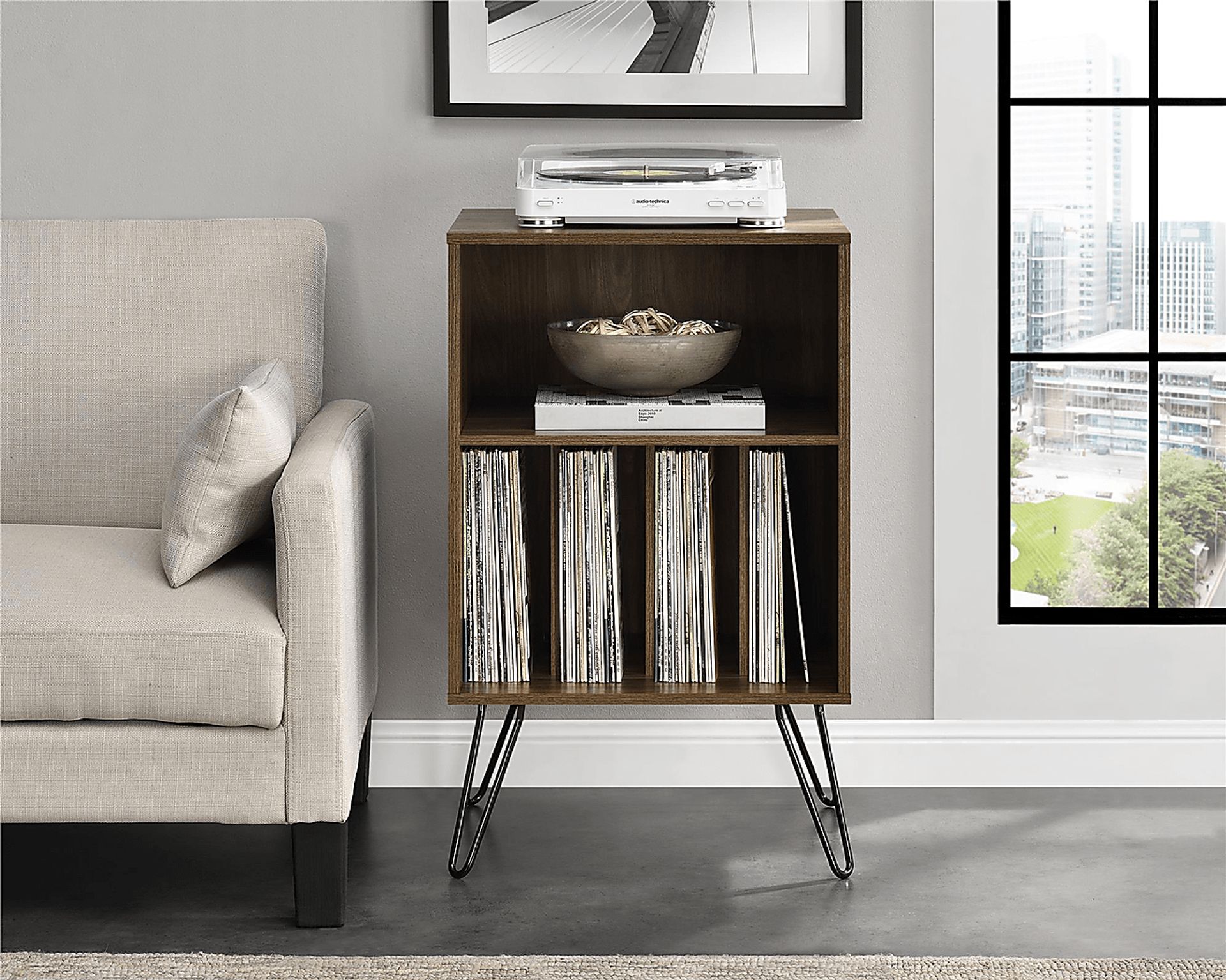 Bouvet Walnut Accent Cabinet - Image 3