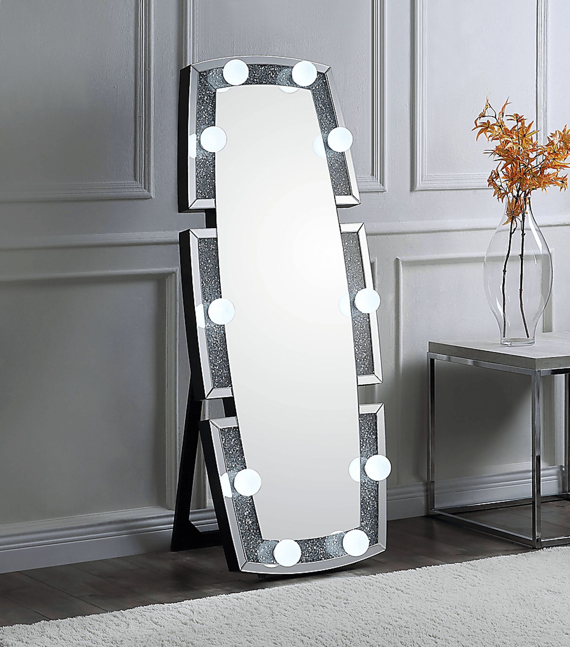 Bowcester Silver Floor Mirror - Image 2