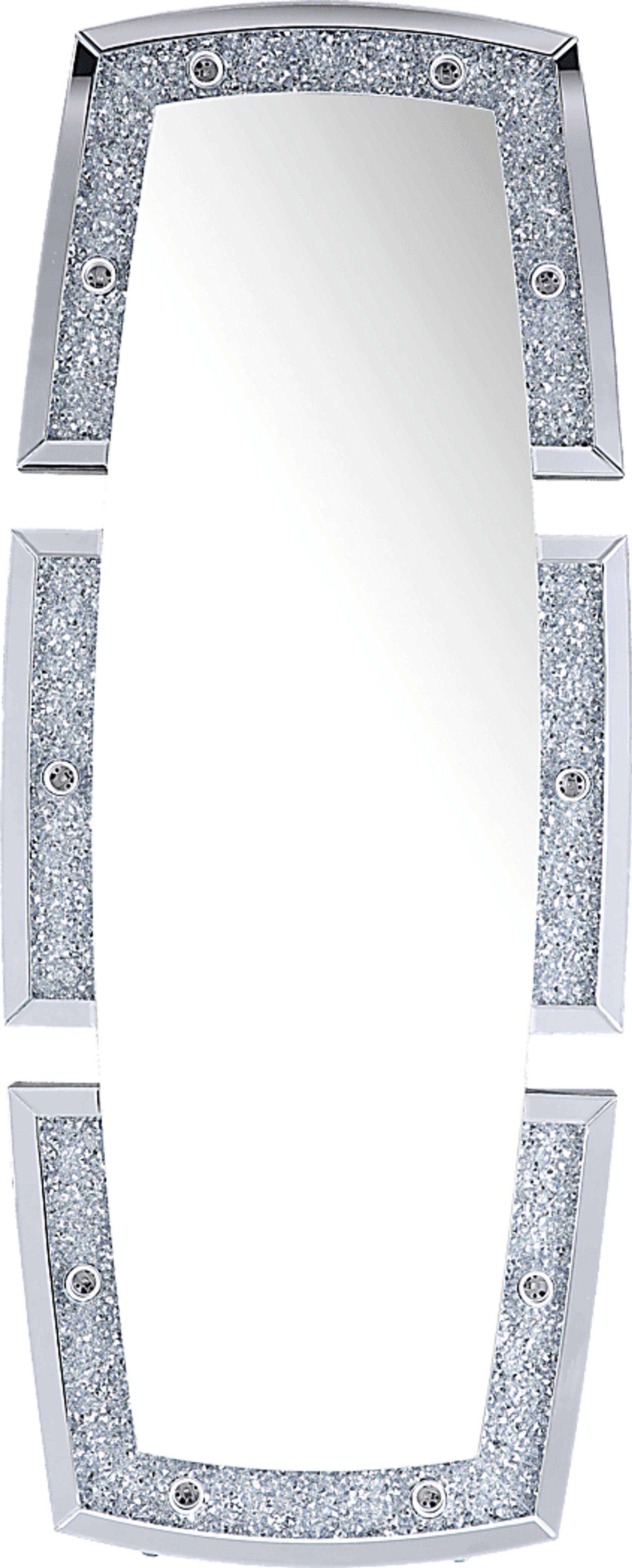 Bowcester Silver Floor Mirror