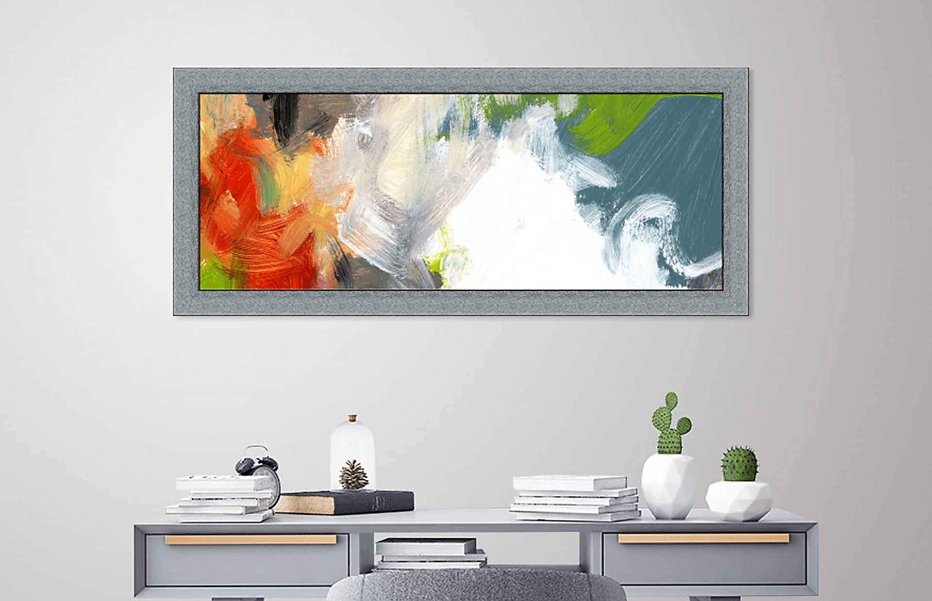 Bowdoin I White Artwork - Image 2