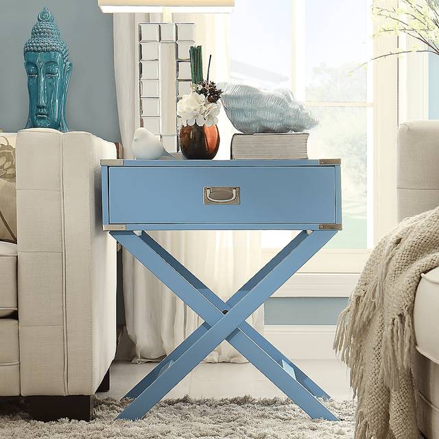 Bowen Blue Accent Table - Thumbnail - Image 2