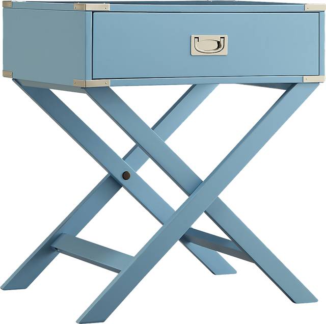 Bowen Blue Accent Table - Thumbnail - Image 1