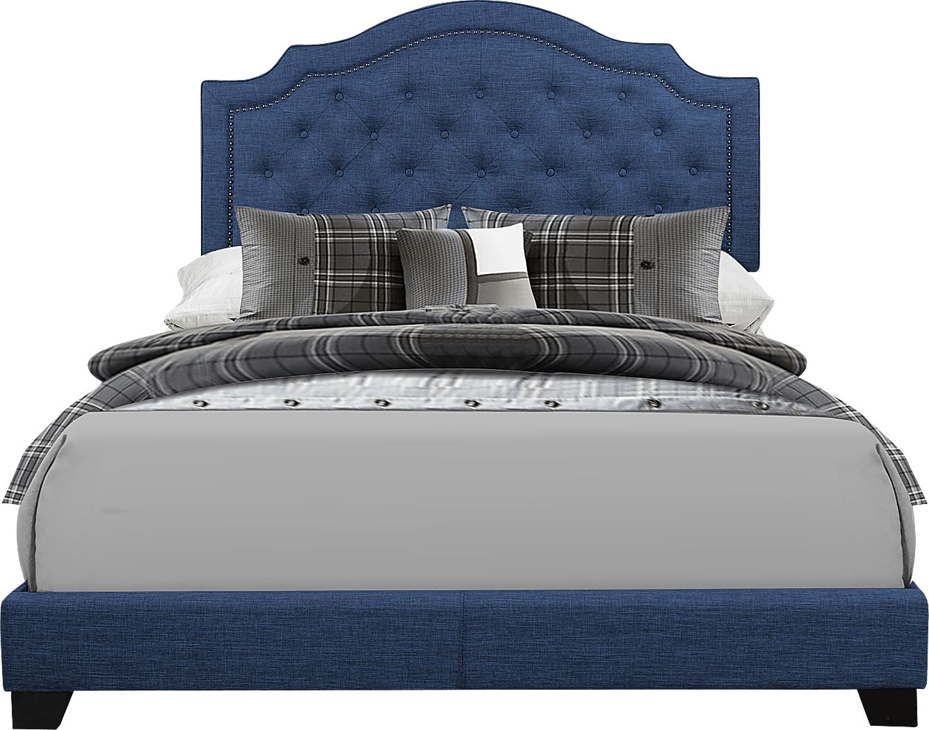 Bowerton Blue Full Upholstered Bed