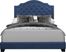 Bowerton Blue Full Upholstered Bed