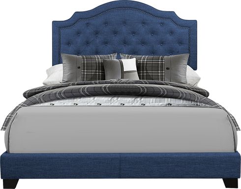 Bowerton Blue King Upholstered Bed